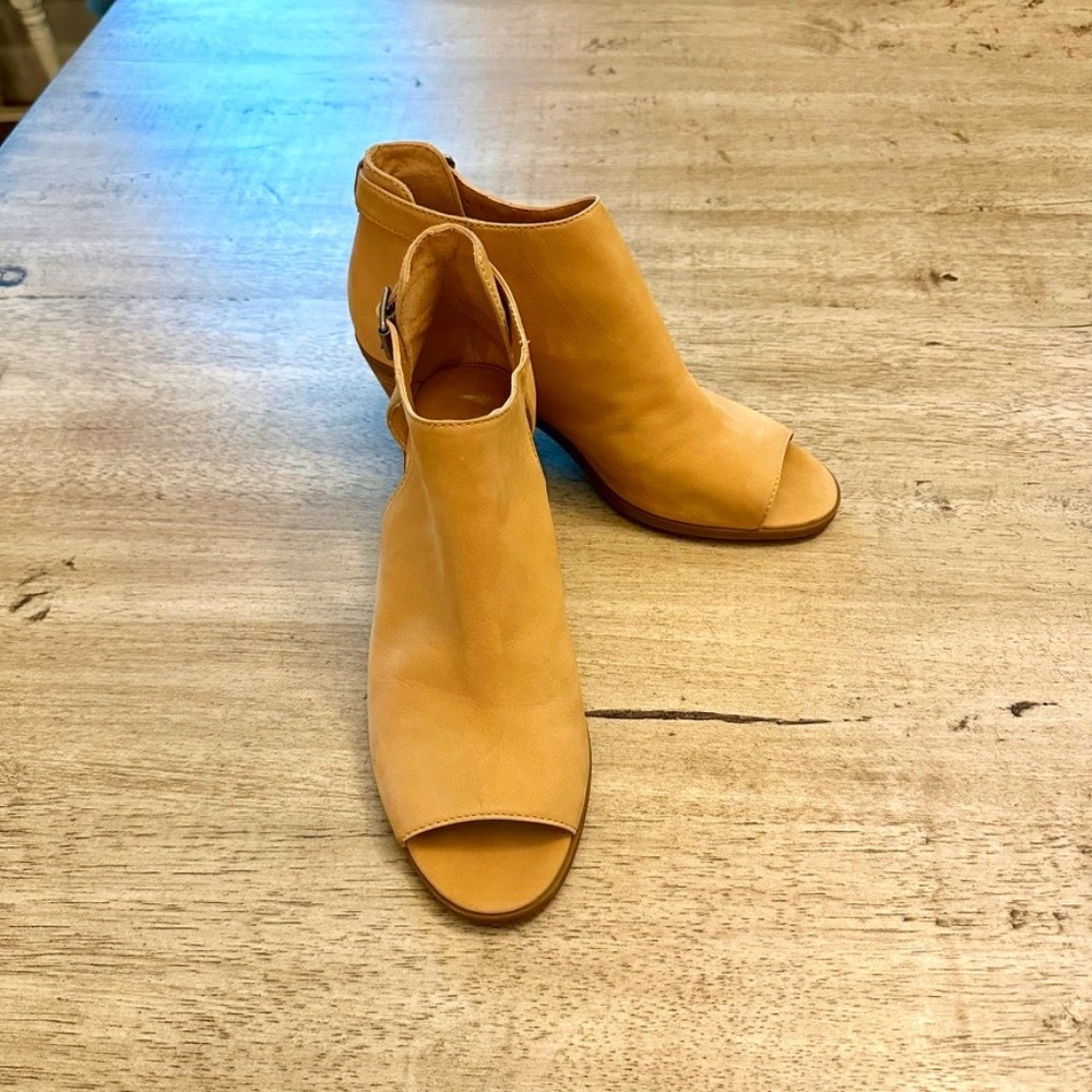 Lucky Brand Barimo Open Toe Heel Bootie